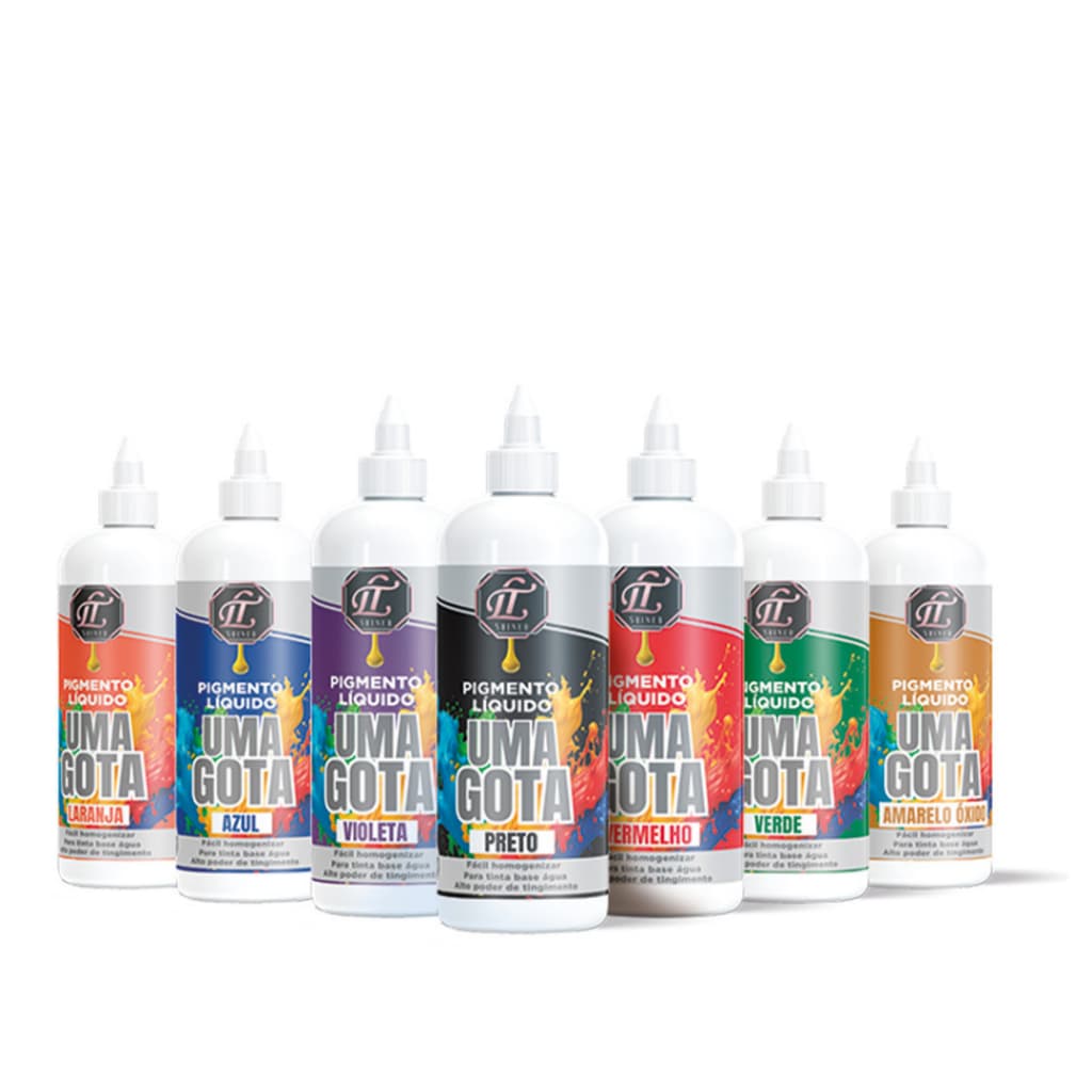 Pigmento para Tinta Líquido a Base D'água Bisnaga Super Forte Uma Gota 50ml