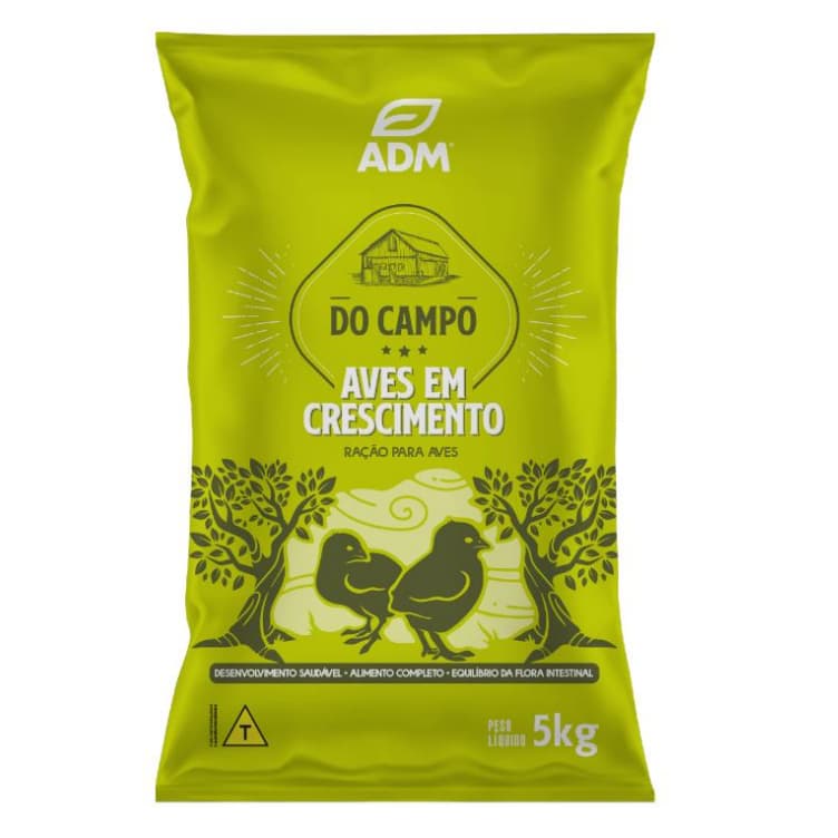 Ração Comida Adm Presence Para Aves Em Crescimento Pintinho