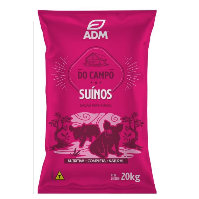 Ração Natural Adm Presence Para Engorda De Suínos Leitões 20kg