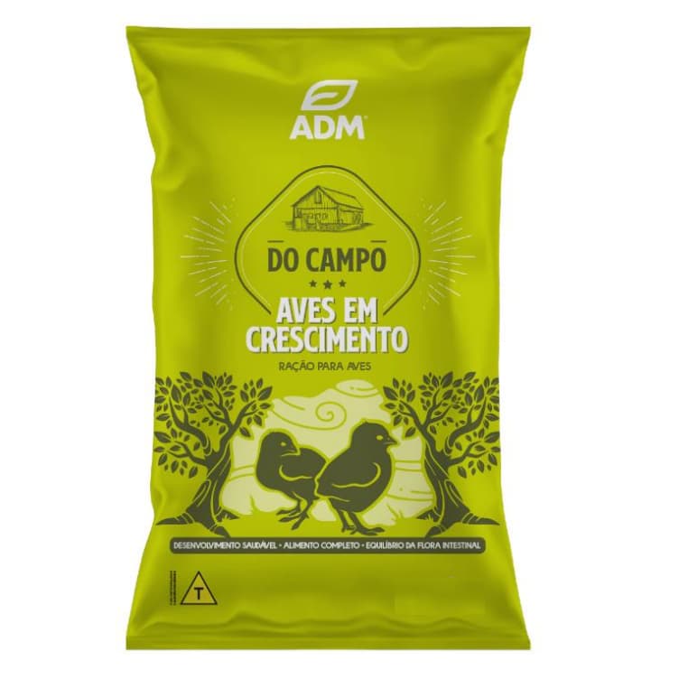 Ração Comida Adm Presence Para Aves Em Crescimento Pintinho 20kg