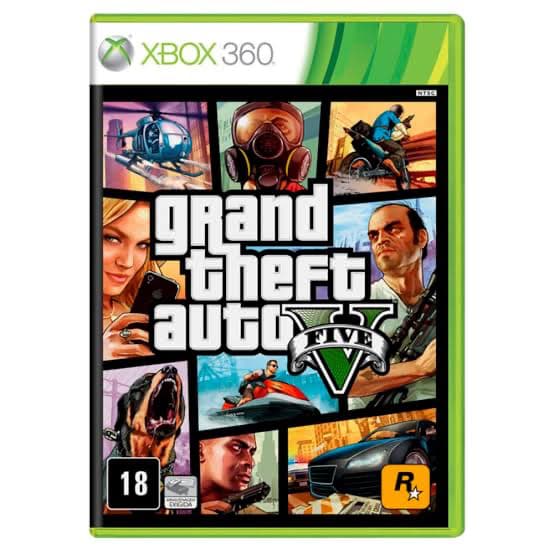 GTA V (2 Discos) Legendado em português XBOX 360