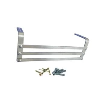 Suporte Porta Espetos Parede Churrascaria Churrasco Alumínio Reforçado 40cm Com Kit Instalação