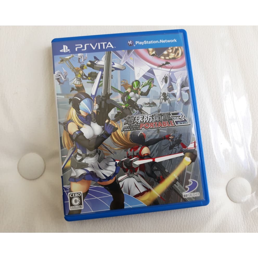 Jogo Earth Defense Forces 3 Edf Psvita, Completo E Impecável