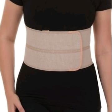 Cinta Abdominal Pós Cirúrgica 2 Gomos Toque Suave Tamanho P M G