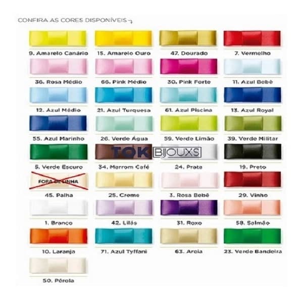 Fita Cetim - Najar - Nº 2 - 10mm X Rolo 10 Metros - 1 Peça