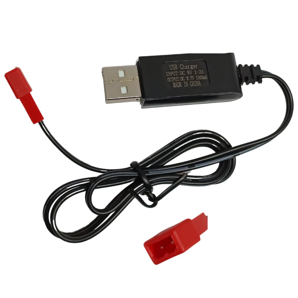 Carregador Bateria P/ Drone E99 XT9 Saída 3,7V 1000mA Plug JST 2 Pinos /020