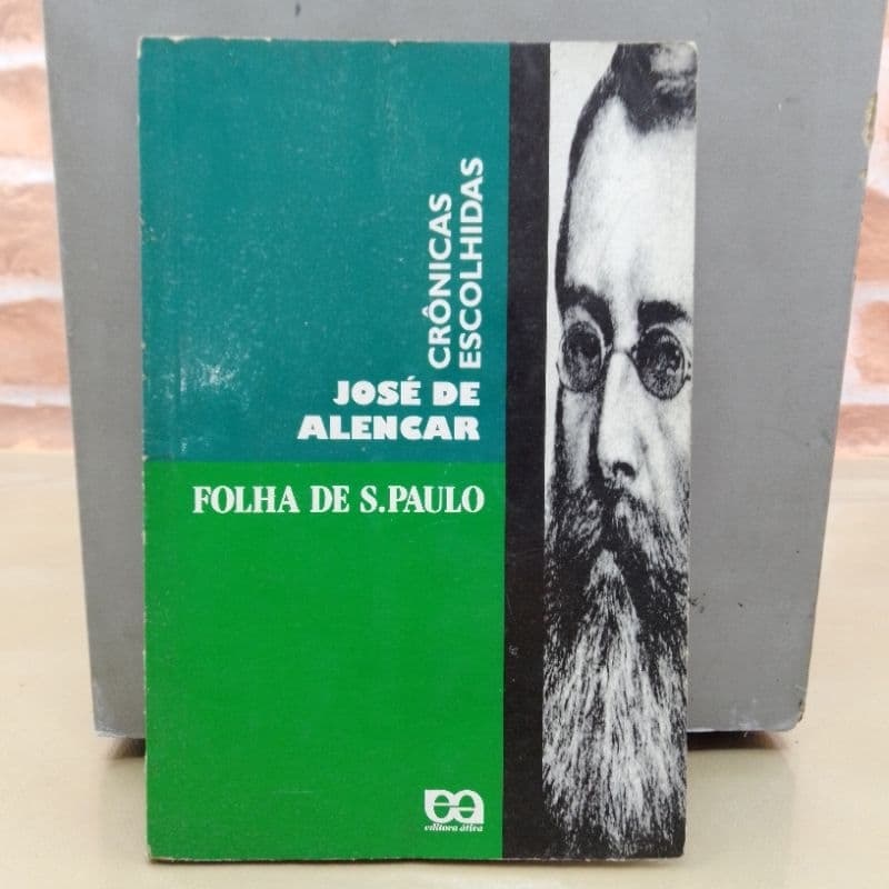 livro crônicas escolhidas - José Alencar (LER DESCRIÇÃO)