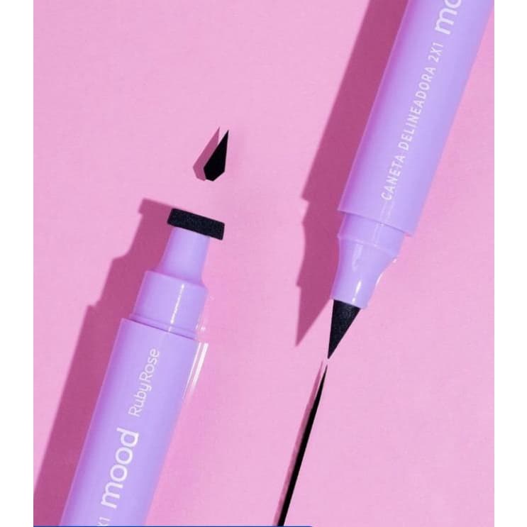 Caneta Delineadora 2 em 1 gatinho Mood Ruby Rose-HB-519