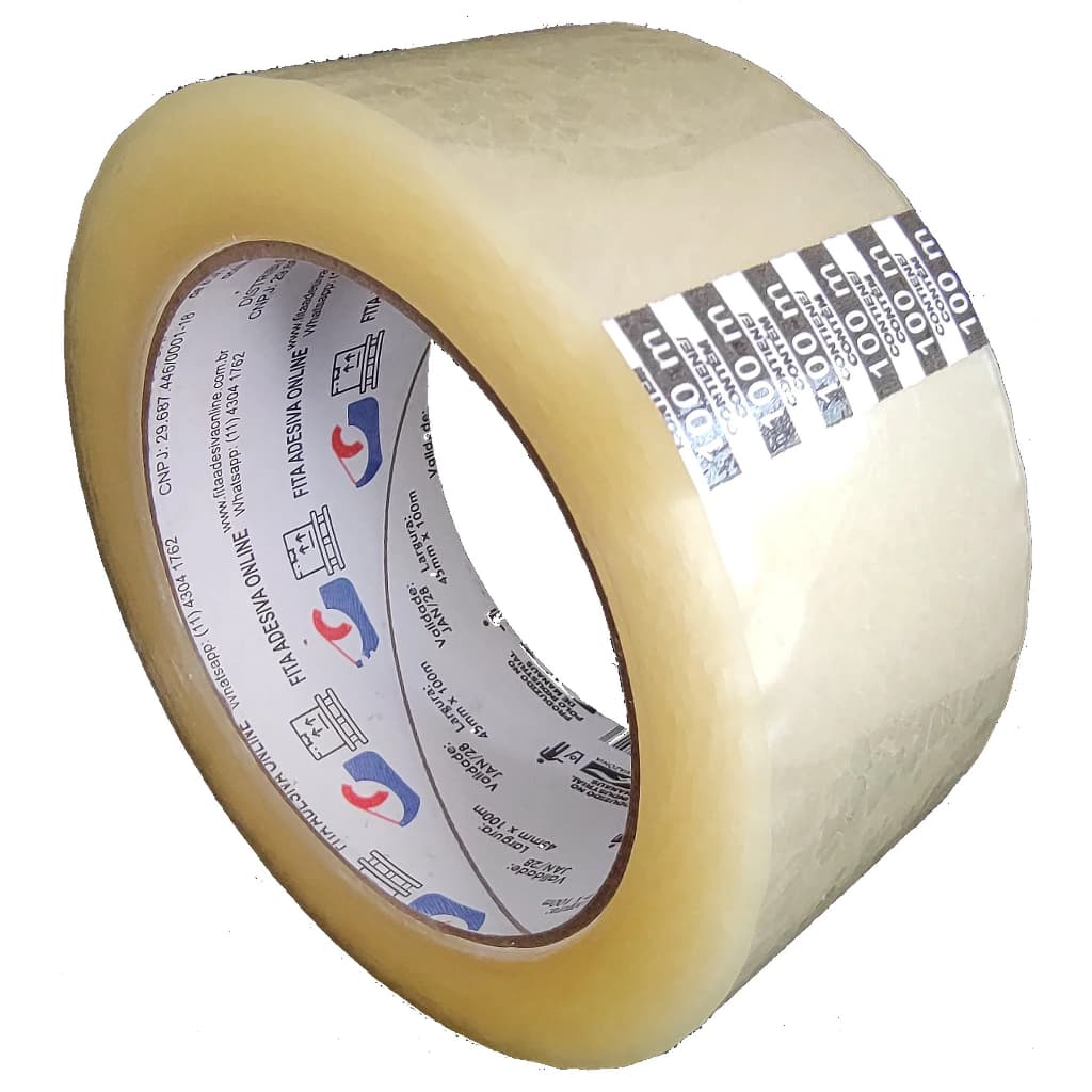 FITA ADESIVA 45mmX100metros - 1 UNIDADE