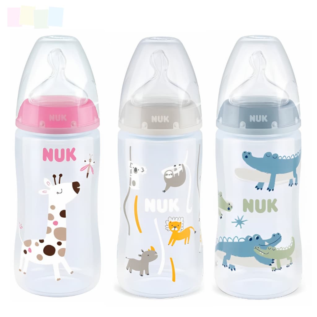 MAMADEIRA NUK CONTROLE DE TEMPERATURA BICO SILICONE ORTODÔNTICO FIRST CHOICE 300ML F2