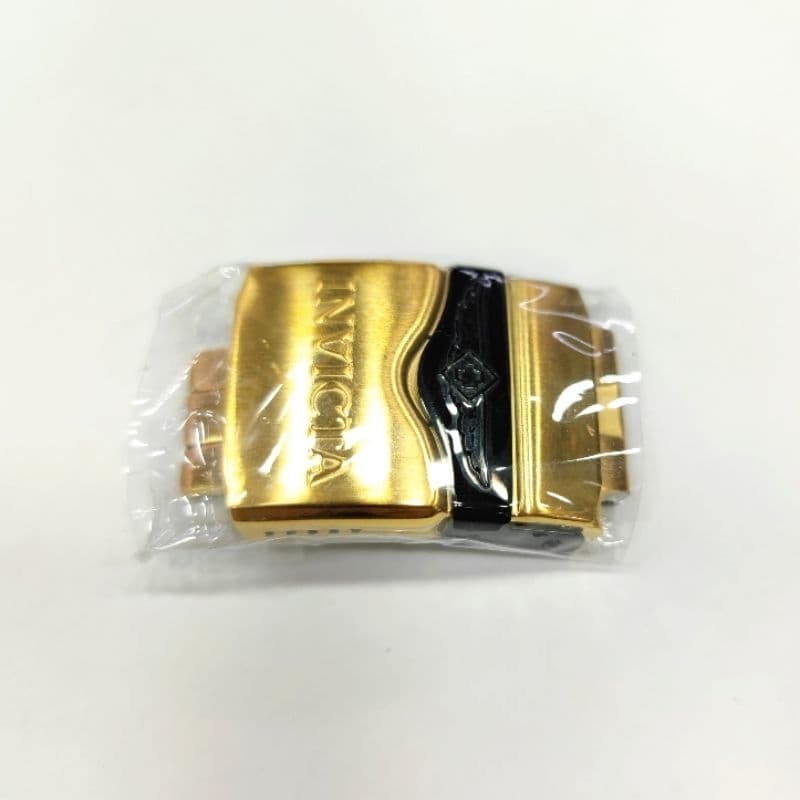 Fecho Invicta Bolt Zeus dourado com travazinho preto