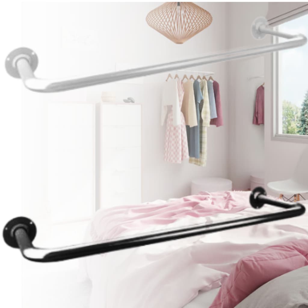 Cabideiro Arara de Parede Para Roupas Fixa Resistente