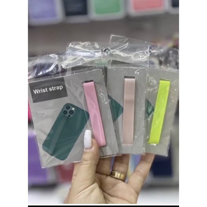 Fita salva celular suporte para celular de Silicone fone strep para capinha