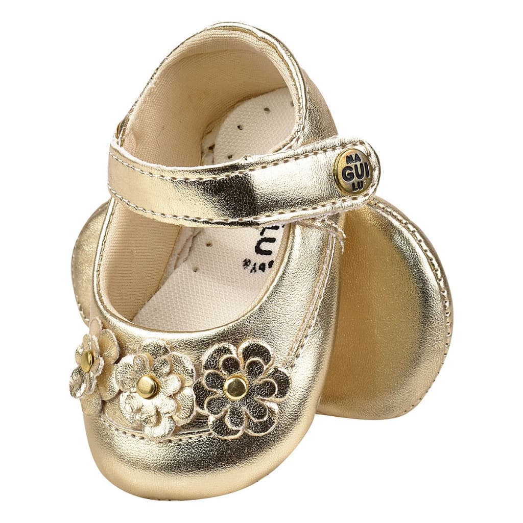 Sapatilha Feminina 3 Flores 100% Forrada Loja da Fábrica