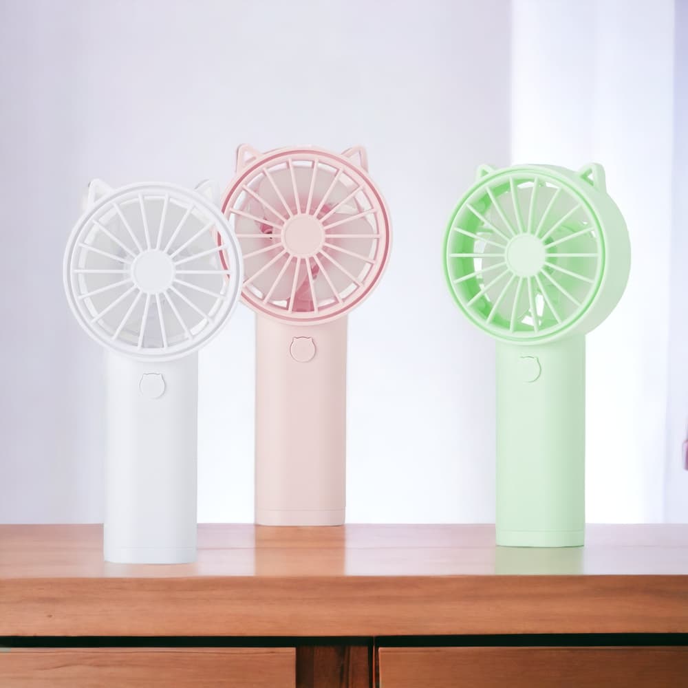 Mini Ventilador Portátil De Mão a pilha AA Mini Ventilador Manicure
