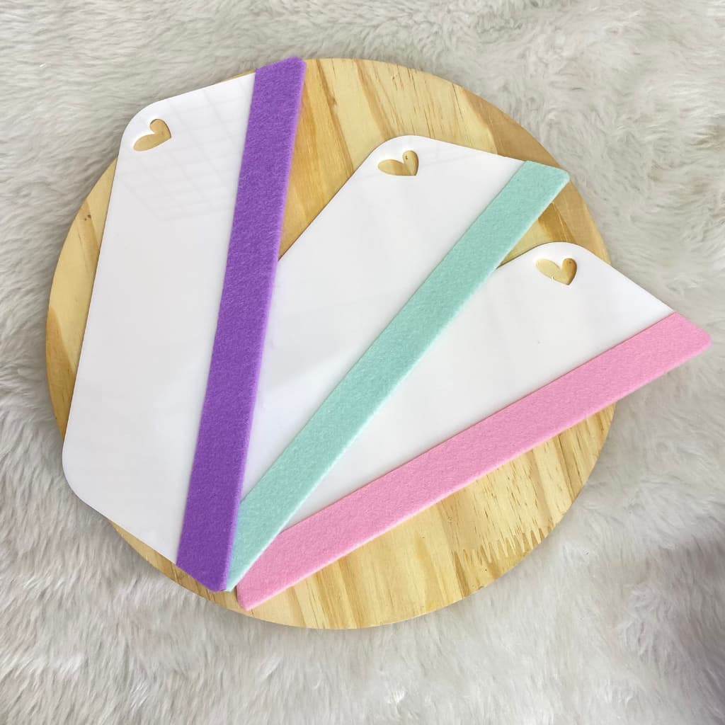 23cm - Espátula com Feltro para aplicação / vinil adesivo / papeis