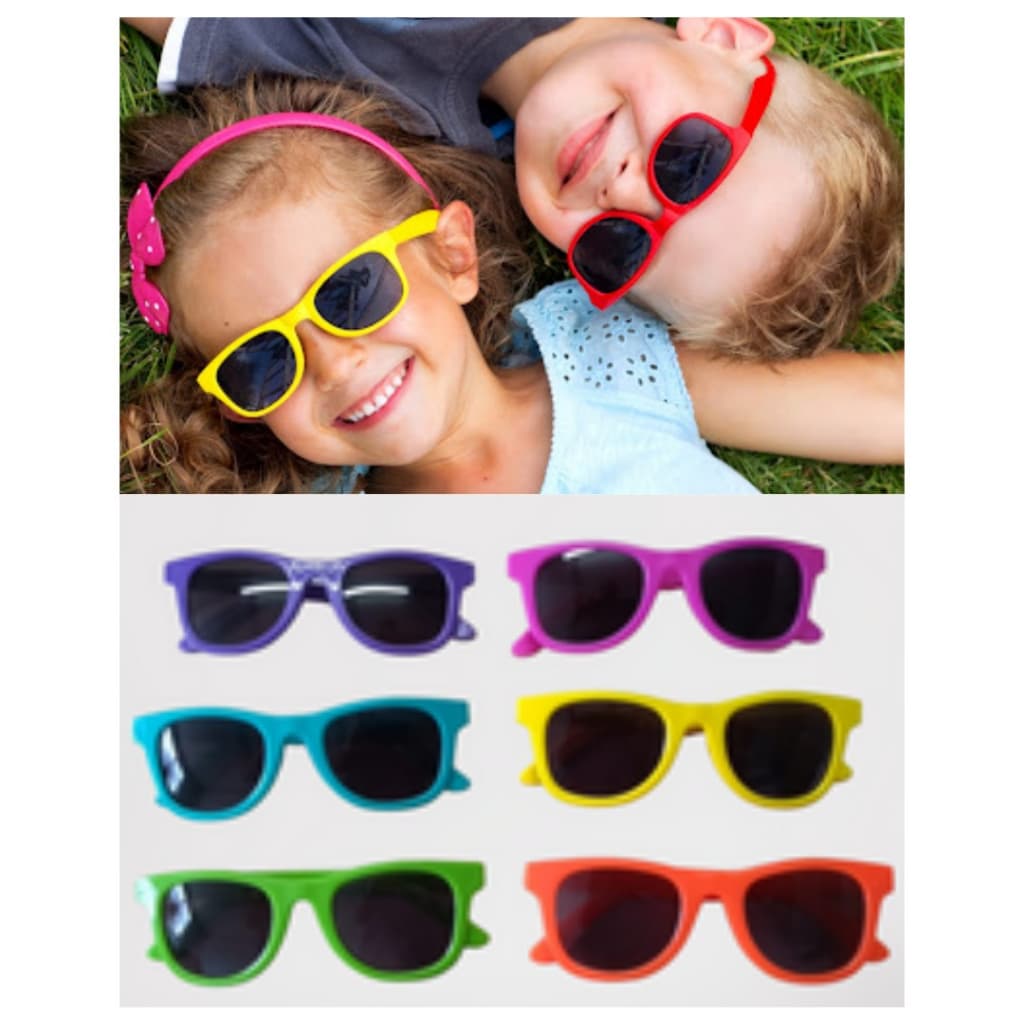 Kit 10 Óculos Festa Aniversário Infantil Coloridos Uv400