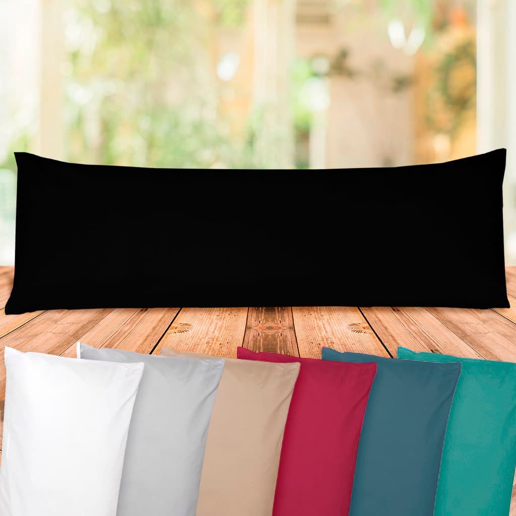 Kit c/ 2 Fronhas Xuxão com Zíper Confort 1,30mx40cm Percal Flex 400 Fios Toque Acetinado