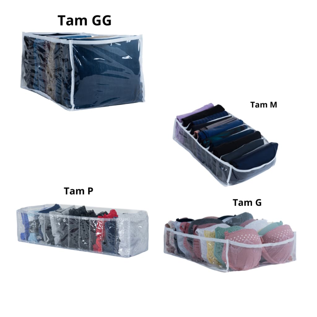 Colmeia Organizadores P-M-G-GG De Gaveta Varias Medidas CalcinhaI Cueca I SutiãICalçaI Camisetas