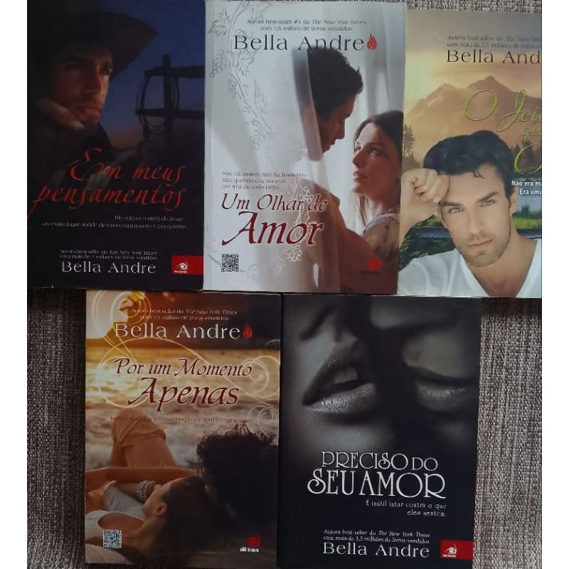 Livros - Bella André - Preciso do seu amor/o jeito que me olha/um olhar de amor/Em meus pensamentos