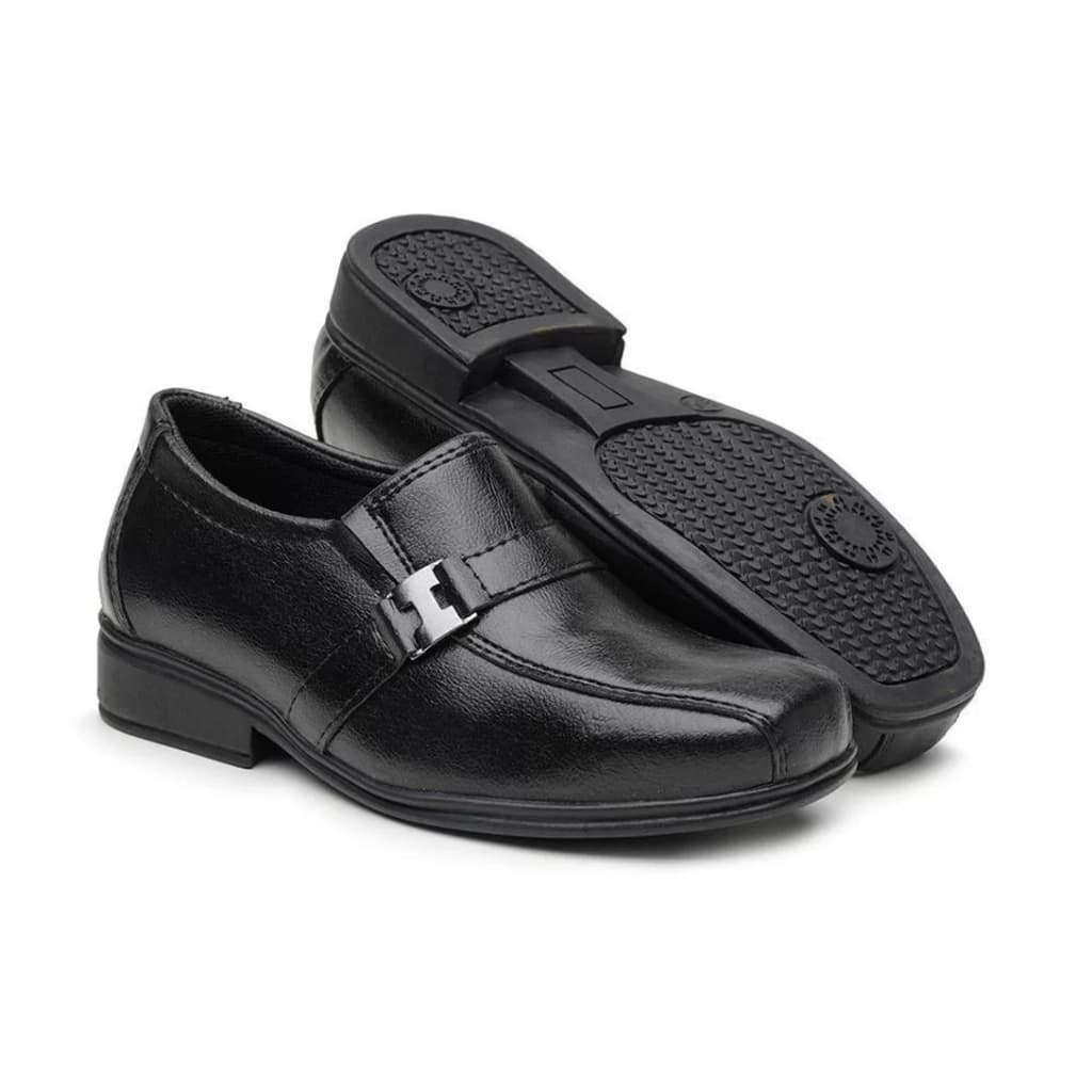 Sapato Social Infantil Masculino Elegante com Fivela
