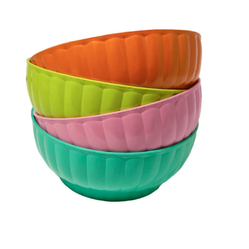 Kit 4 Tigelas Multiuso Sem Tampa - Cores Diversas