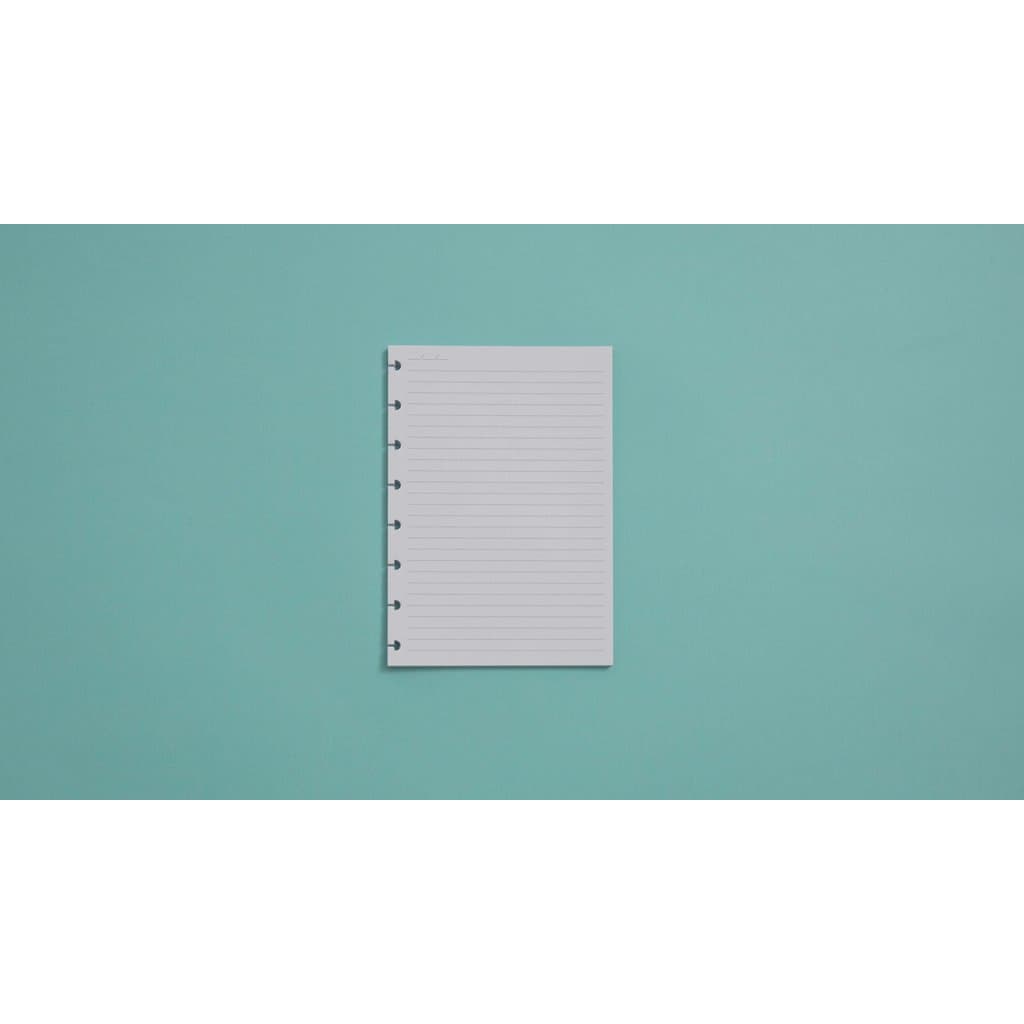 Refil Inteligente A5 Pautado 90g com 100 folhas com 8 Furos