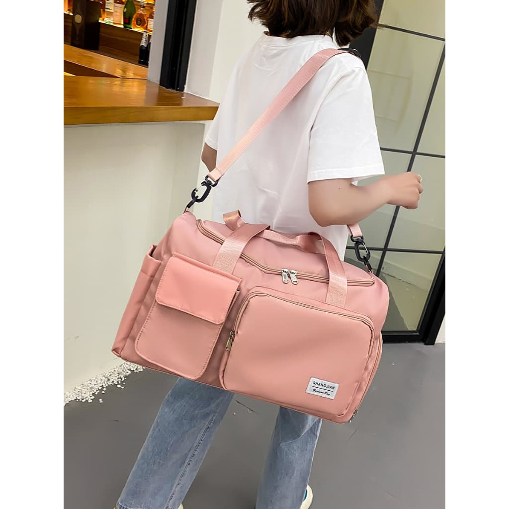 Mochila Grande retângulo Masculina Feminina De Viagem Bolsa Academia