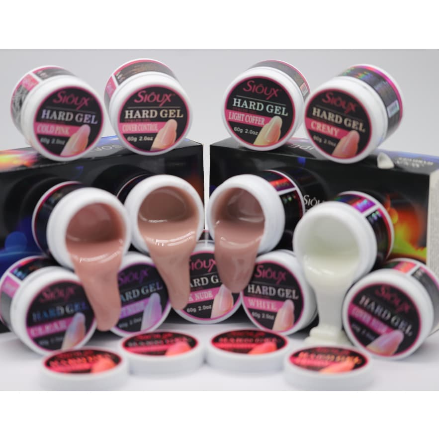 GEL HARD GEL SIÔUX UV/LED 15g SIOUX PARA ALONGAMENTO DE UNHAS