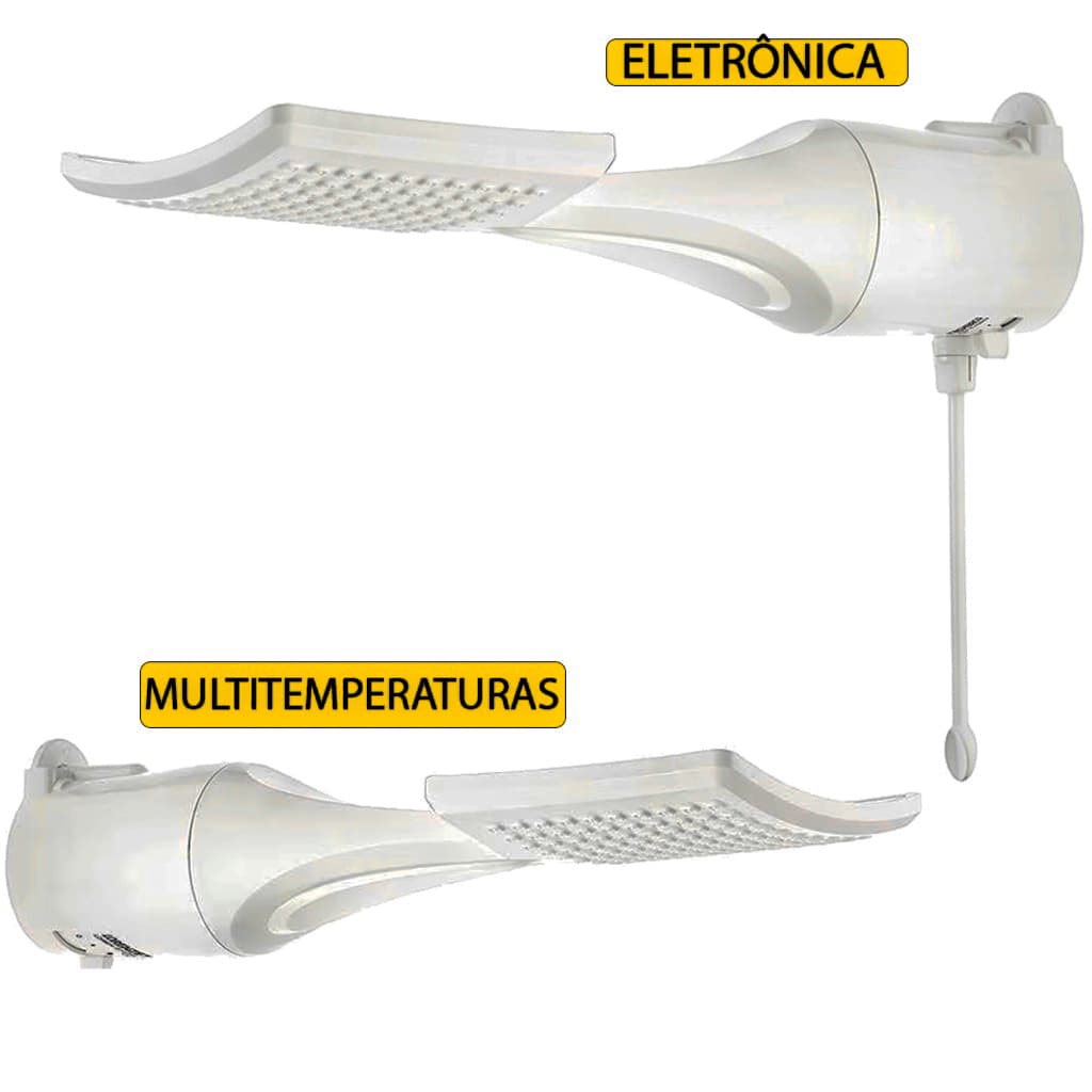 Chuveiro Loren Shower Ultra Multitemperaturas Sem Haste E Eletrônica Com Haste Lorenzetti 110V-220V
