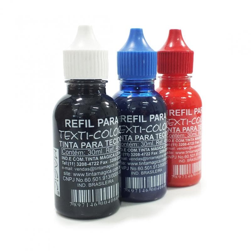 TINTA PARA TECIDO PARA CARIMBO - 30ML