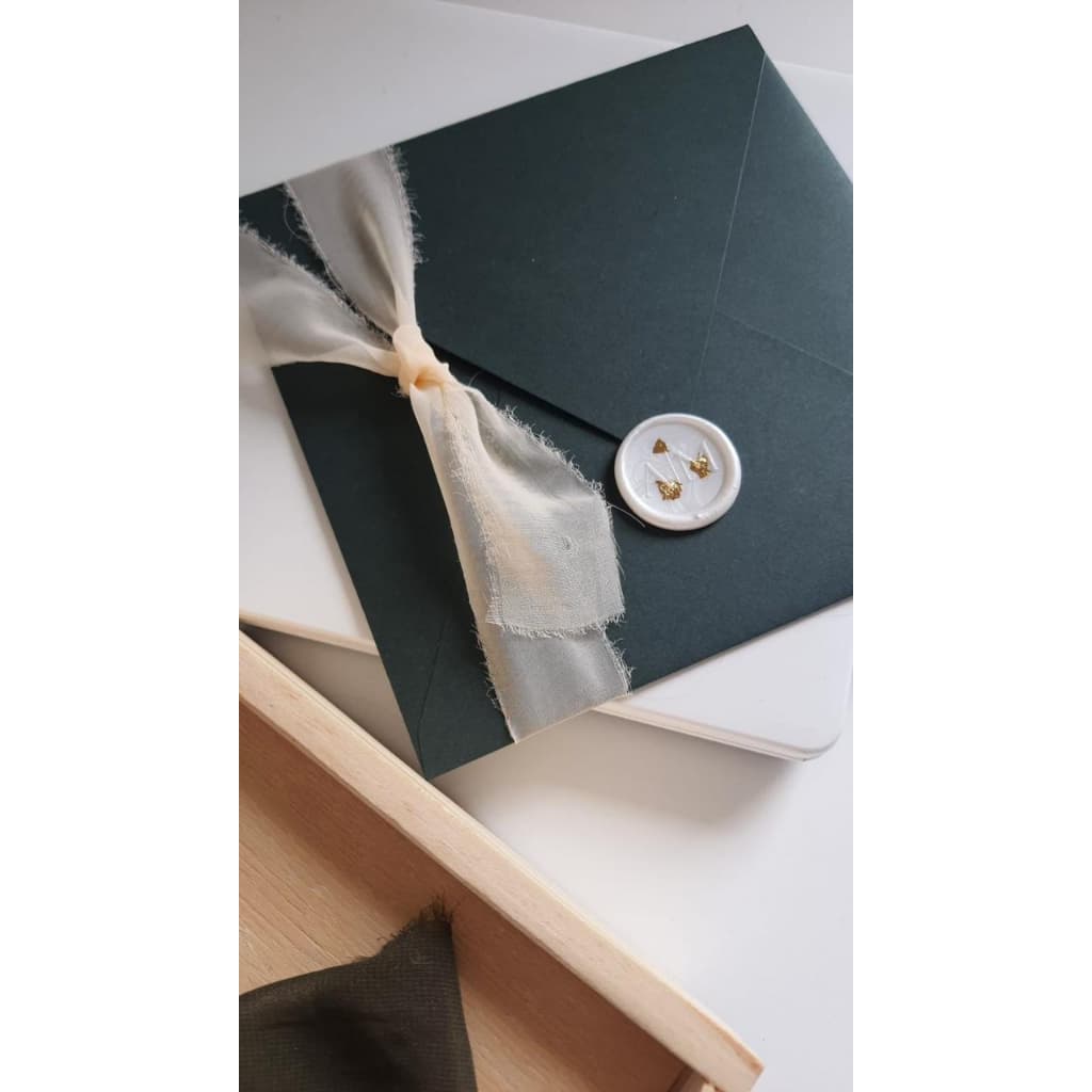 Lacres de cera Personalizado com Aplicação convites de casamento kit 30un