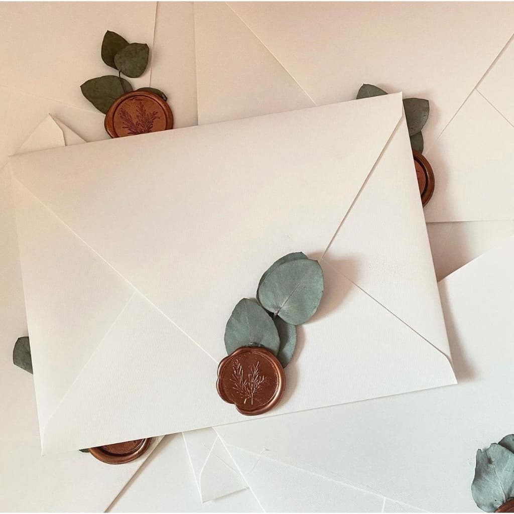 Lacres de cera com Aplicação convites de casamento kit 30un - Mais de 30 modelos disponiveis