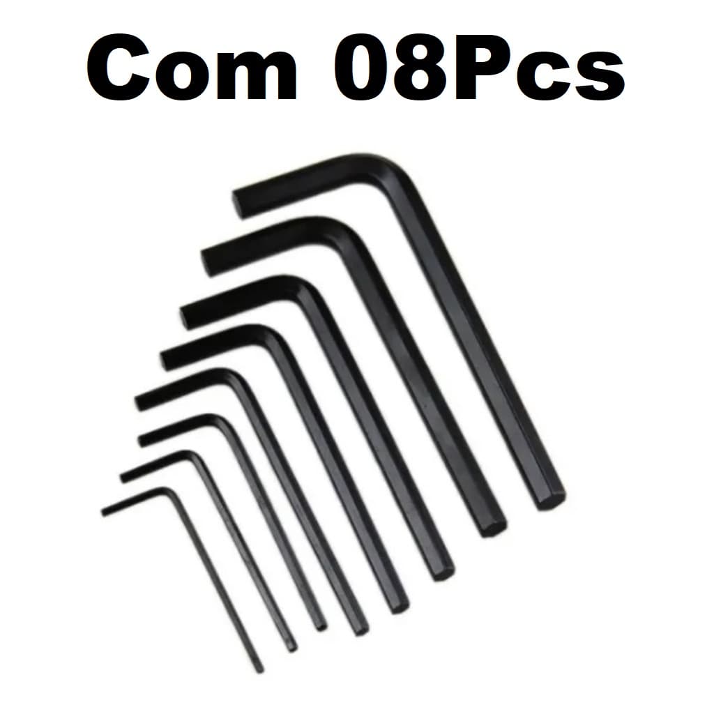 Jogo De Chaves Torx Allen Tipo L Com 08 Peças