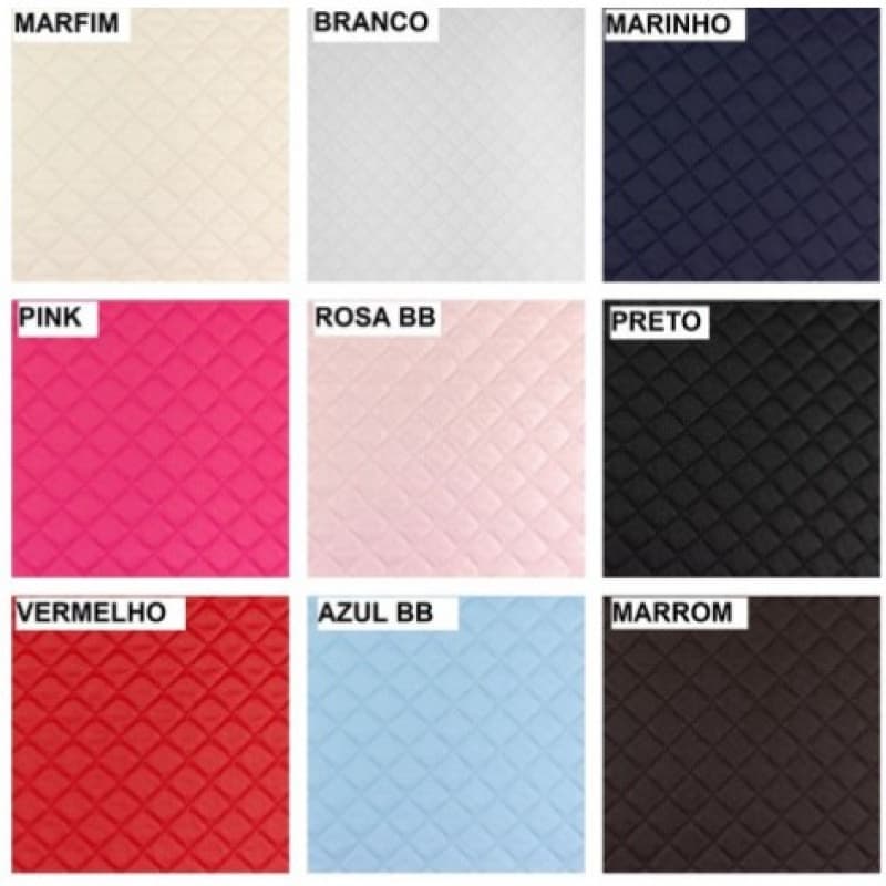 1 METRO Courino Matelassê PVC Dijon Tecido Sintético para Bolsas e Personalizados Promoção