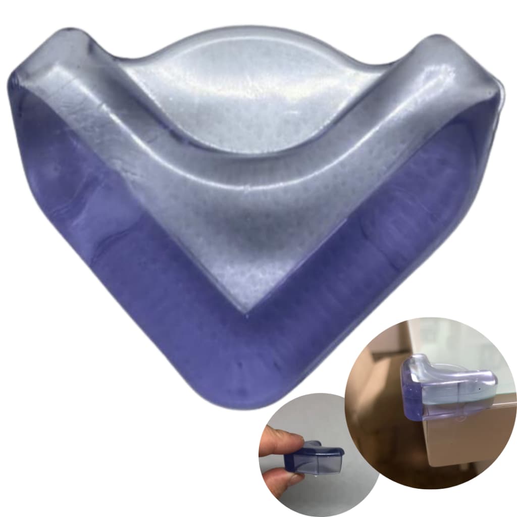 Protetor Para Quina de Mesa, Canto, Móveis, Vidro , Borda com Adesivo Segurança para Bebê e Criança