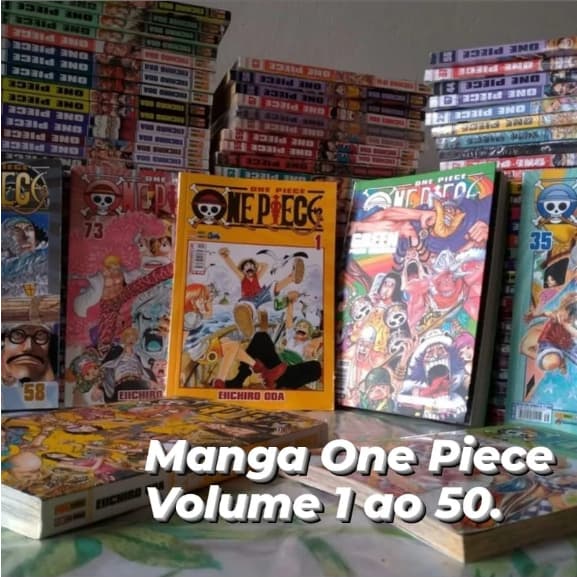 MANGA ONE PIECE COMPLETE SUA COLEÇAO PANINI VOLUMES AVULSOS DO 1 AO 50
