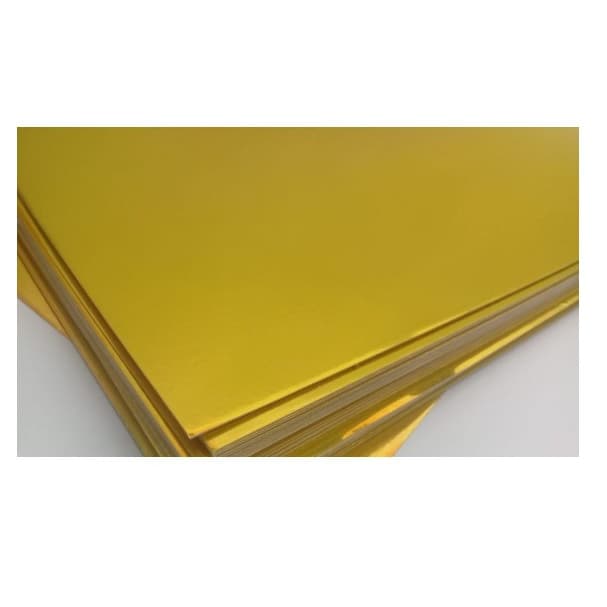 10 Folhas Lamicote Laminado A4 250g Dourado Prata Vermelho Papel Brilho Artesanato Festa