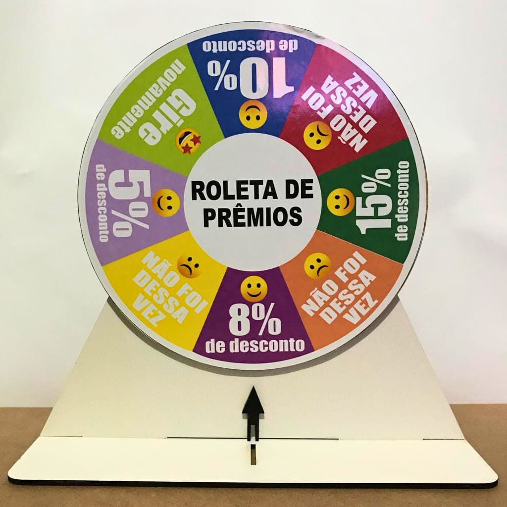 Roleta de brindes: para festas e lojas