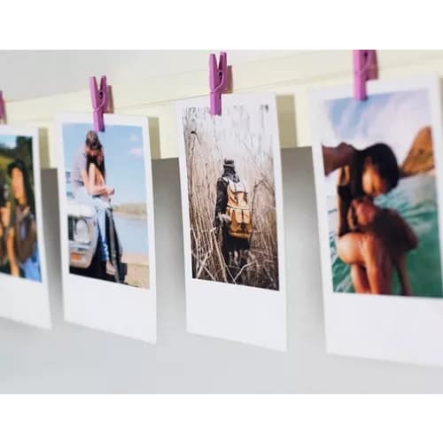 Kit mini foto retrô (cabe na capinha do celular, carteira e decorativo)