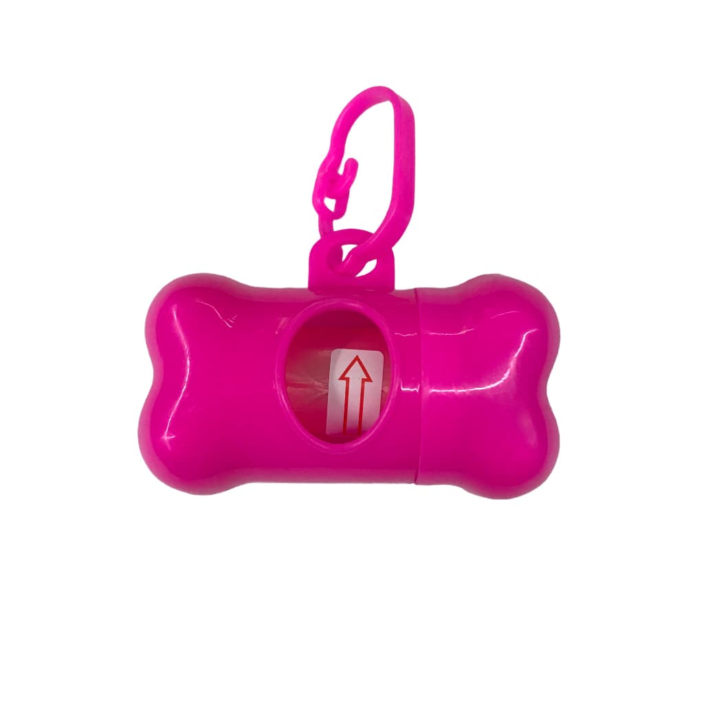 Kit Cata Caca Fezes Porta Saquinhos + 1 Refil Rolo Pet Cachorro Gato Passeio Viagem