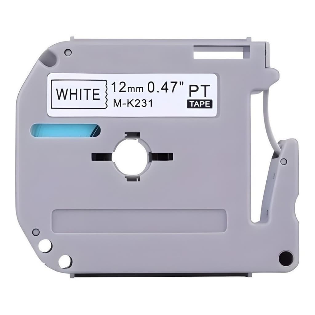 Fita Compatível Rotulador Brother MK 231 PT70 PT80 PT90 12mm