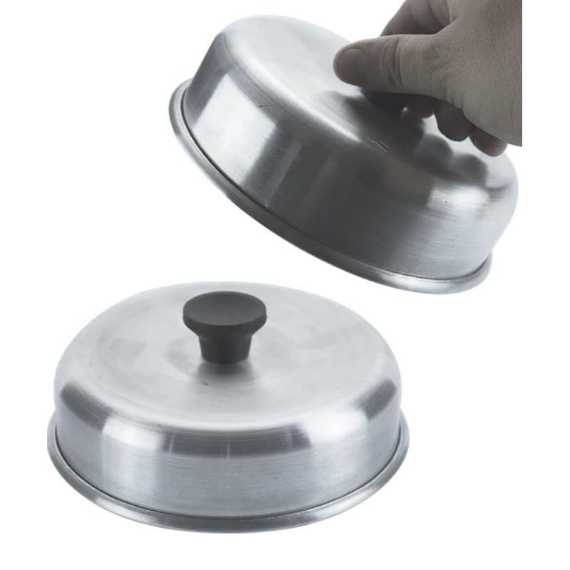 Kit 2 Abafador de Hambúrguer Alumínio para Lanchonete