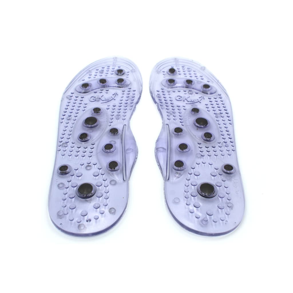 Palmilha Gel Magnética Massagem Infravermelho c/ Imã Do-in Ortopédica Anti Dor