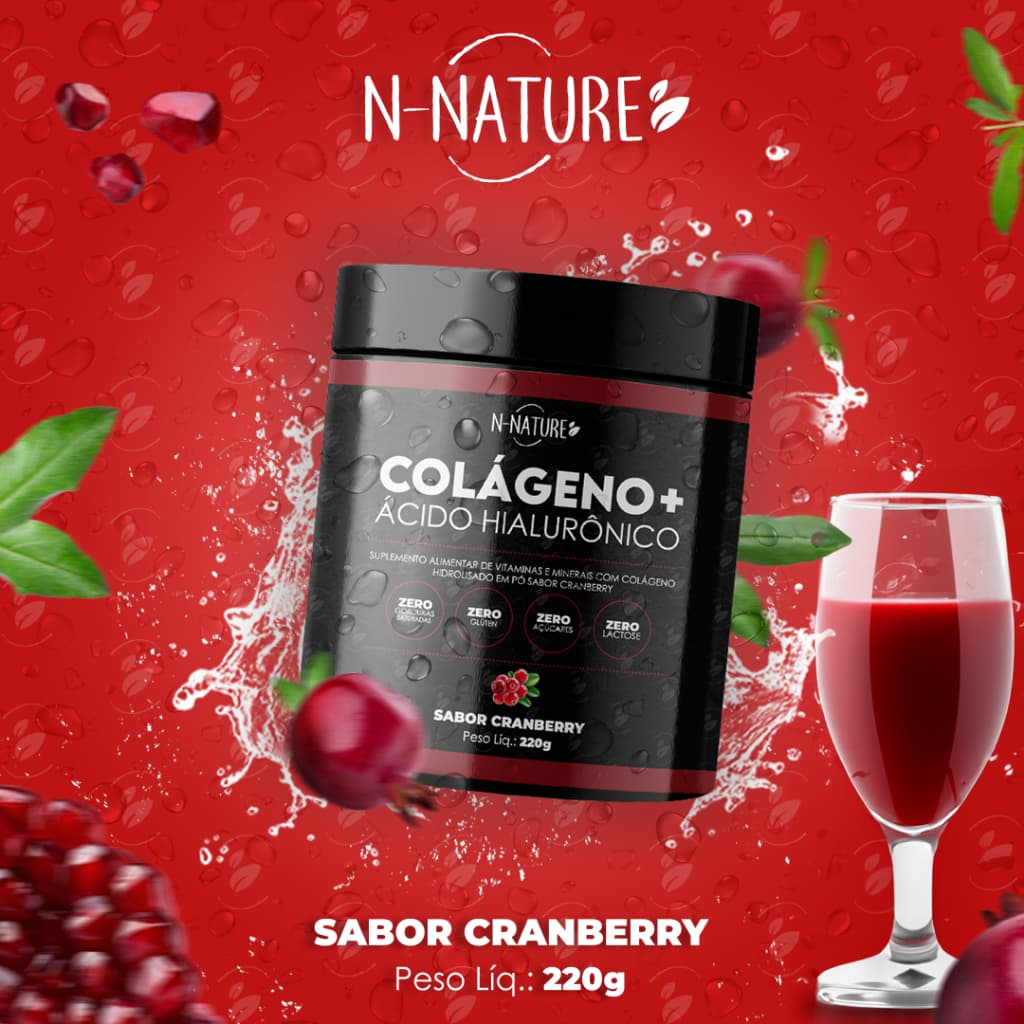 1 Pote Colageno + Ácido Hialuronico 216g Mega Oferta + Frete Gratis