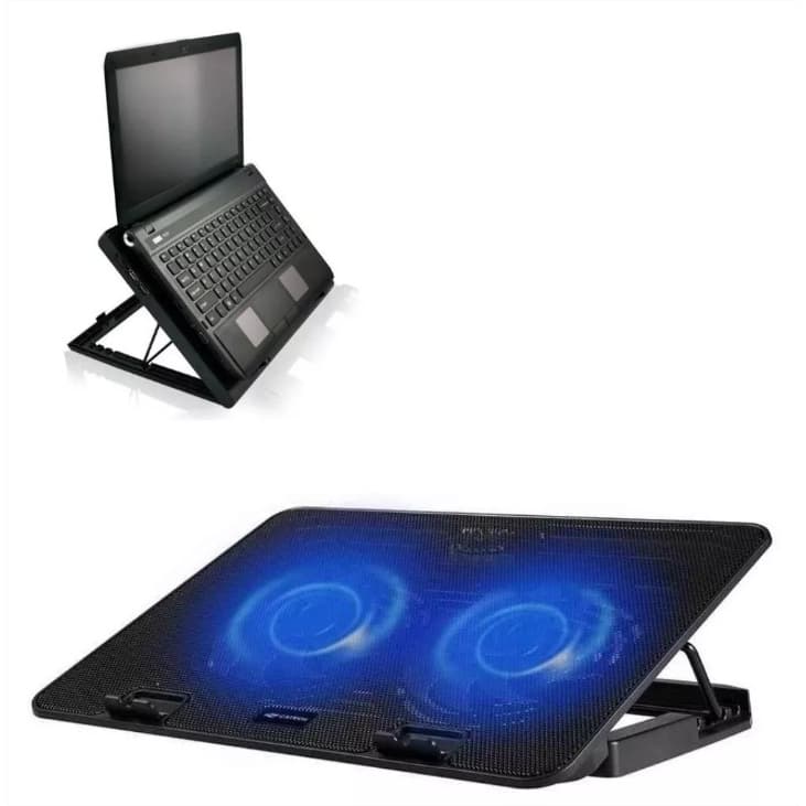 Base Refrigerada para Notebook 15,6" com Led Azul - Comprando até às 14:00, enviamos no mesmo dia.