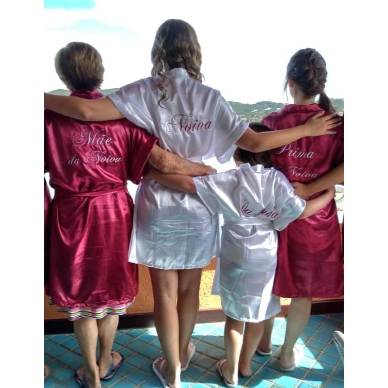 Robe/Roupão bordado personalizado para o dia da noiva, MELHOR PREÇO E QUALIDADE DO BRASIL, ENVIO RÁPIDO, DIRETO DA FÁBRICA