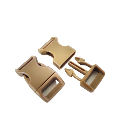 Fecho Fivela de Pulseira Paracord Nylon COYOTE PRETO VERDE OLIVA MUSGO #08C #08P #08V