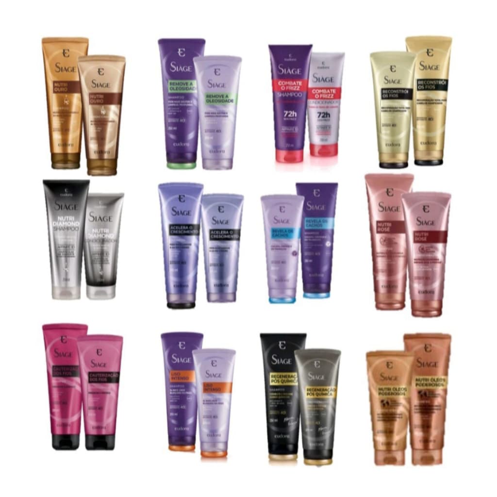 Eudora Siáge Shampoo e Condicionador (todos os modelos)
