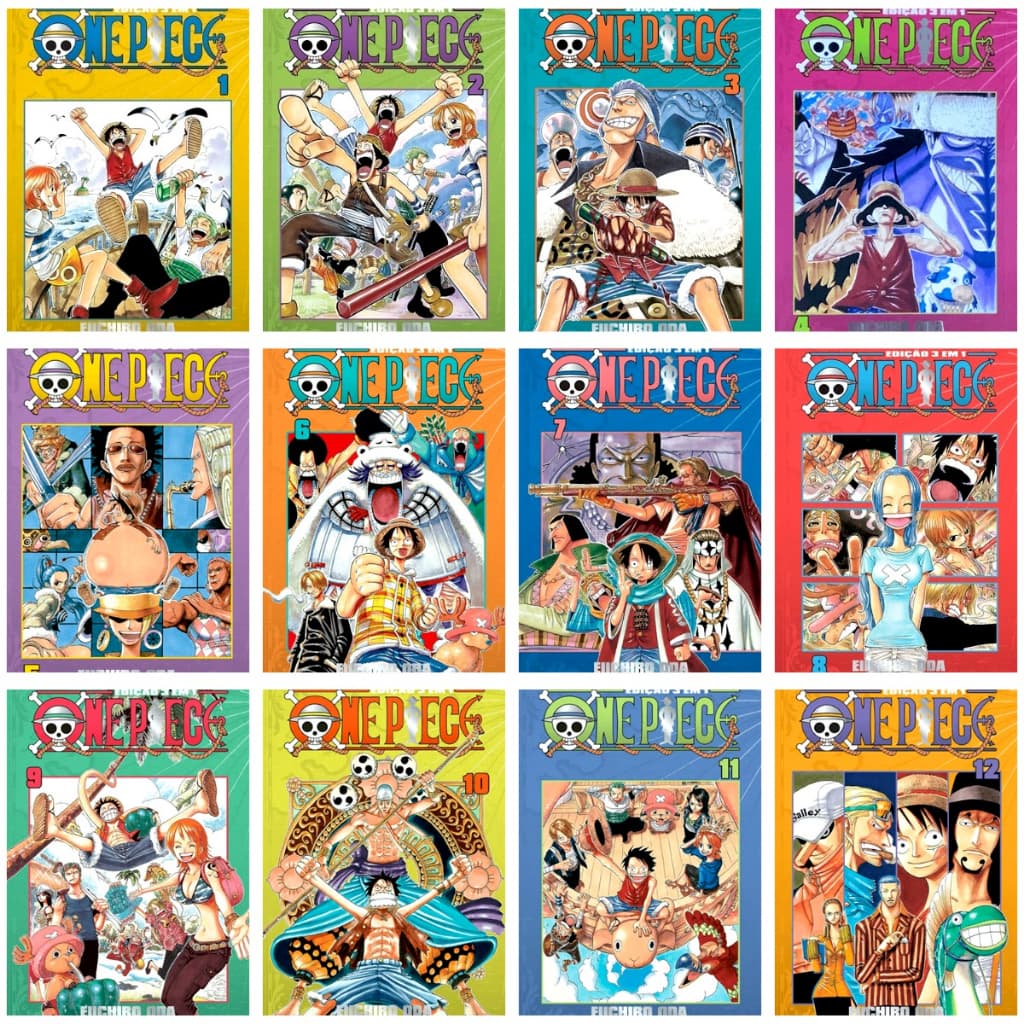 Mangá One Piece Edição 3 em 1  (Novo - Lacrado)